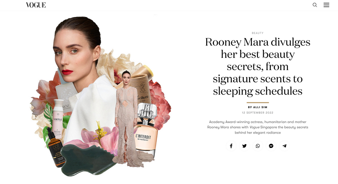 Rooney Mara divulges her best beauty secrets, from signature scents to sleeping schedules