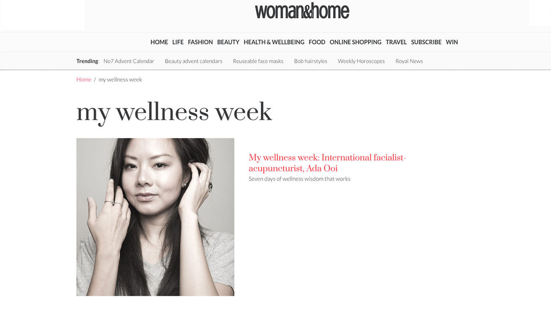 My wellness week: International facialist-acupuncturist, Ada Ooi